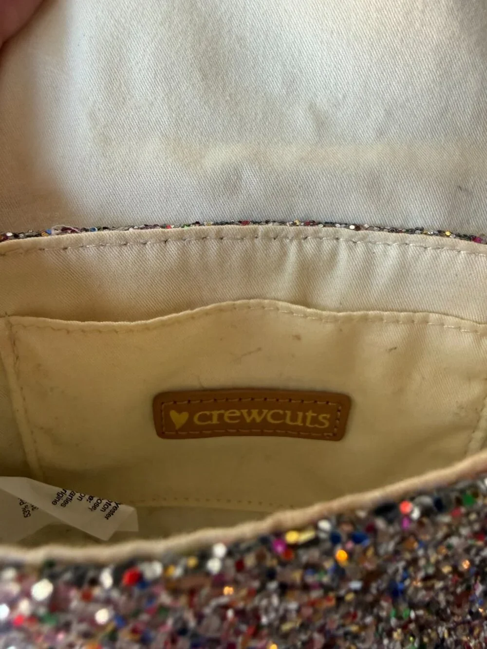 JCrew Girls Glitter Purse